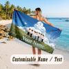 Custom Name Large Beach Towel,ENHYPEN Quick Absorbent Towel For Outdoor Travel Poolside