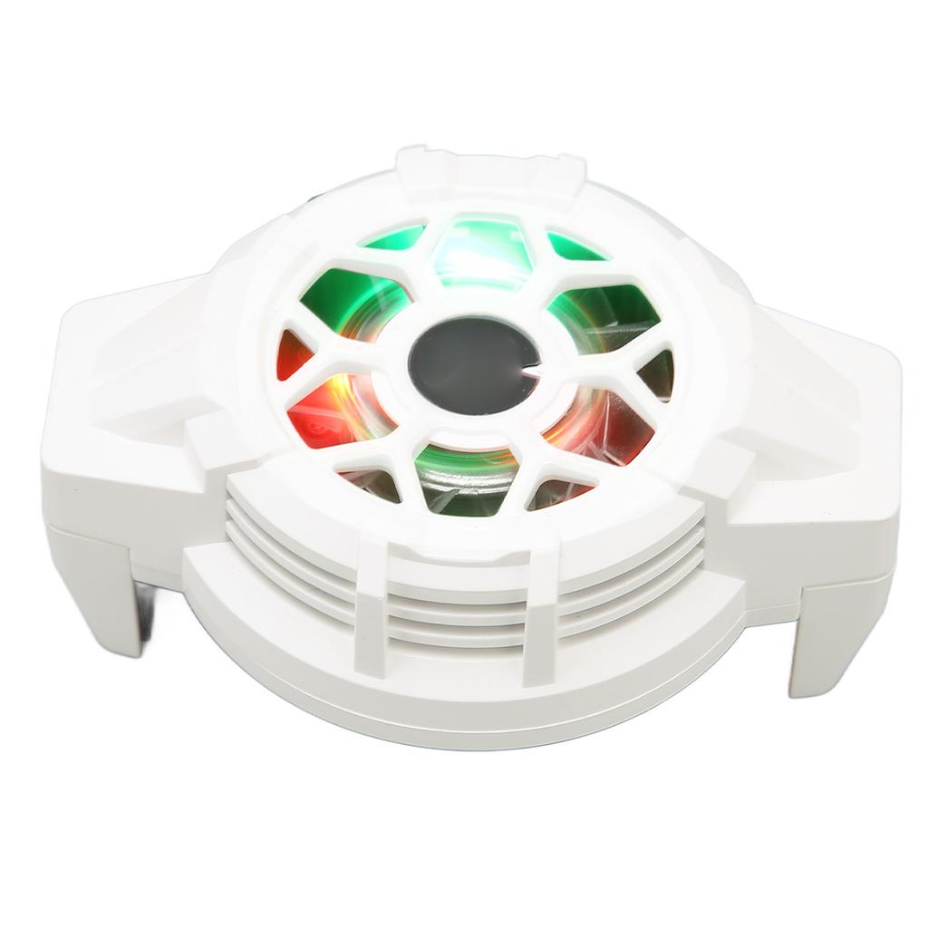 P10 Mobile Phone Semiconductor Cooler RGB Retractable Back Clip Heatsink for Live Streaming Vlogging Mobile GamingWhite