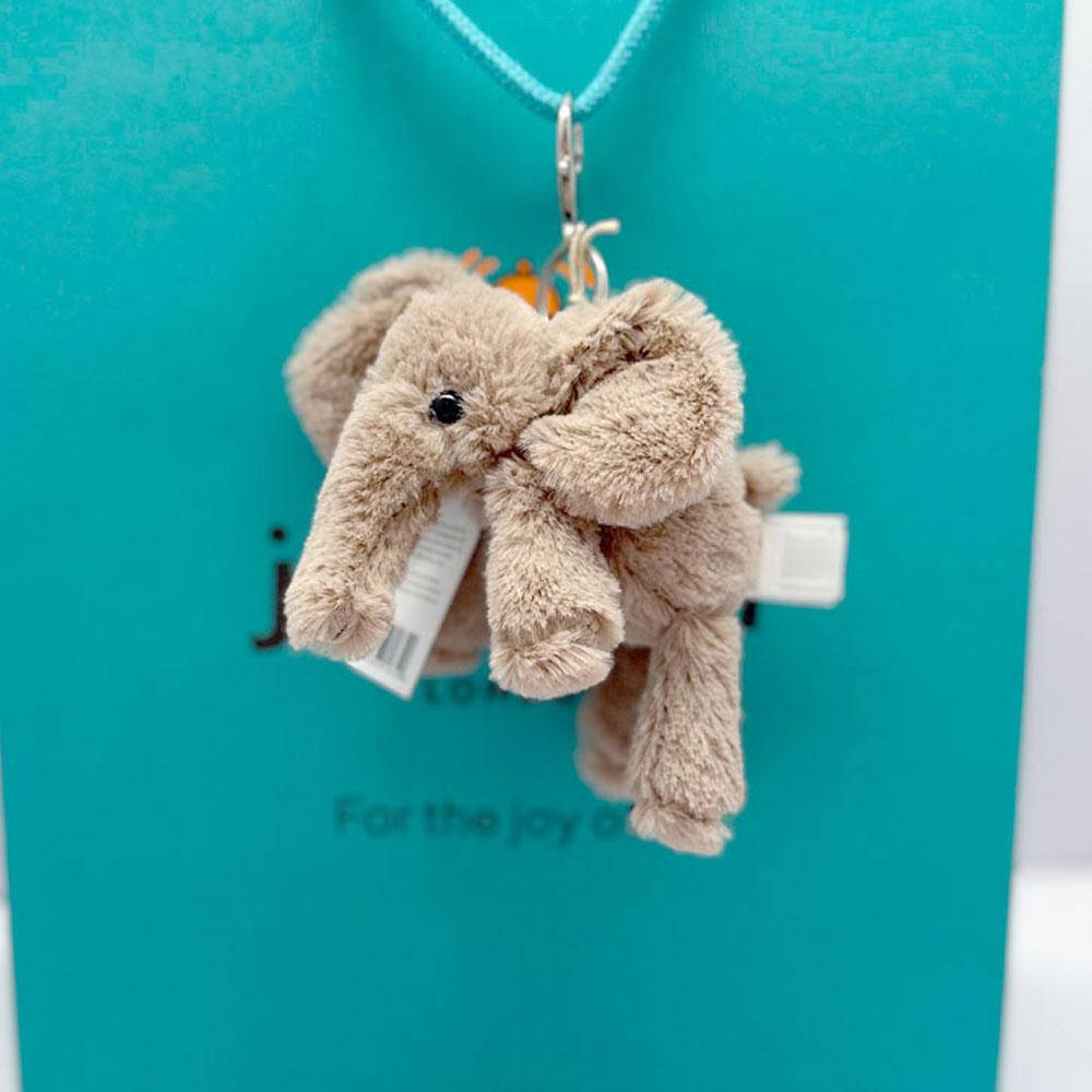 New JC Coffee Bean, Marshmallow, Ladybug, Frog, and Macaron Dessert Keychain & Bag Charm — Plush Toy Gift for Friends