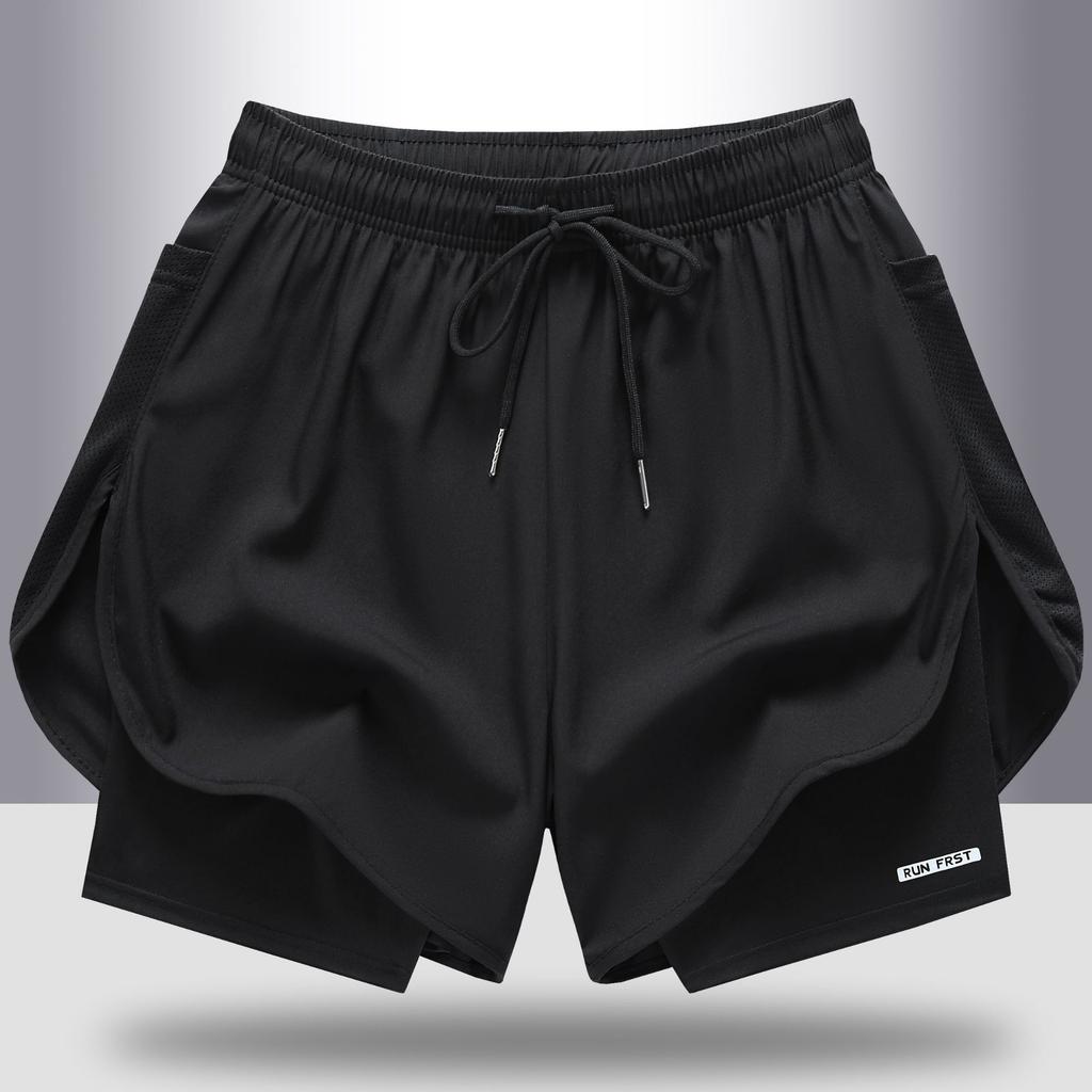Summer Vacation Two Piece Sports Pants for Women, Quick Drying Outdoor Running Pants for Women, Lightweight Breathable Pants