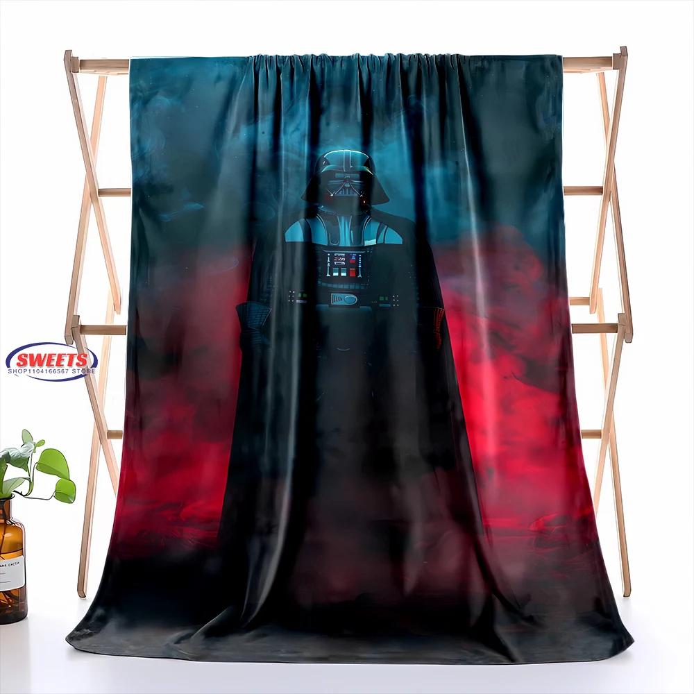 6 Size D Darth V Vaderr Blanket, Fine Workmanship, Soft and Comfortable Washable, Home Office Nap Blanket for Four Seasons Gift