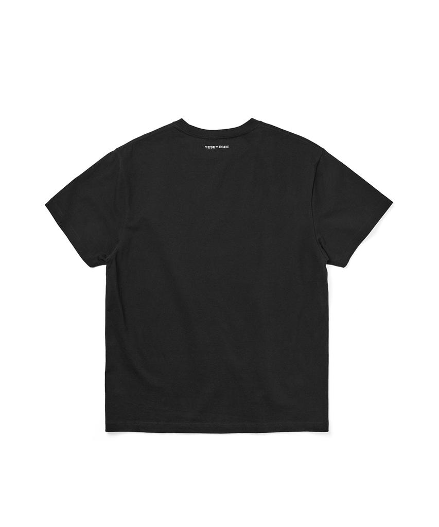 YESEYESEE Y.E.S Wake Up Tee Black
