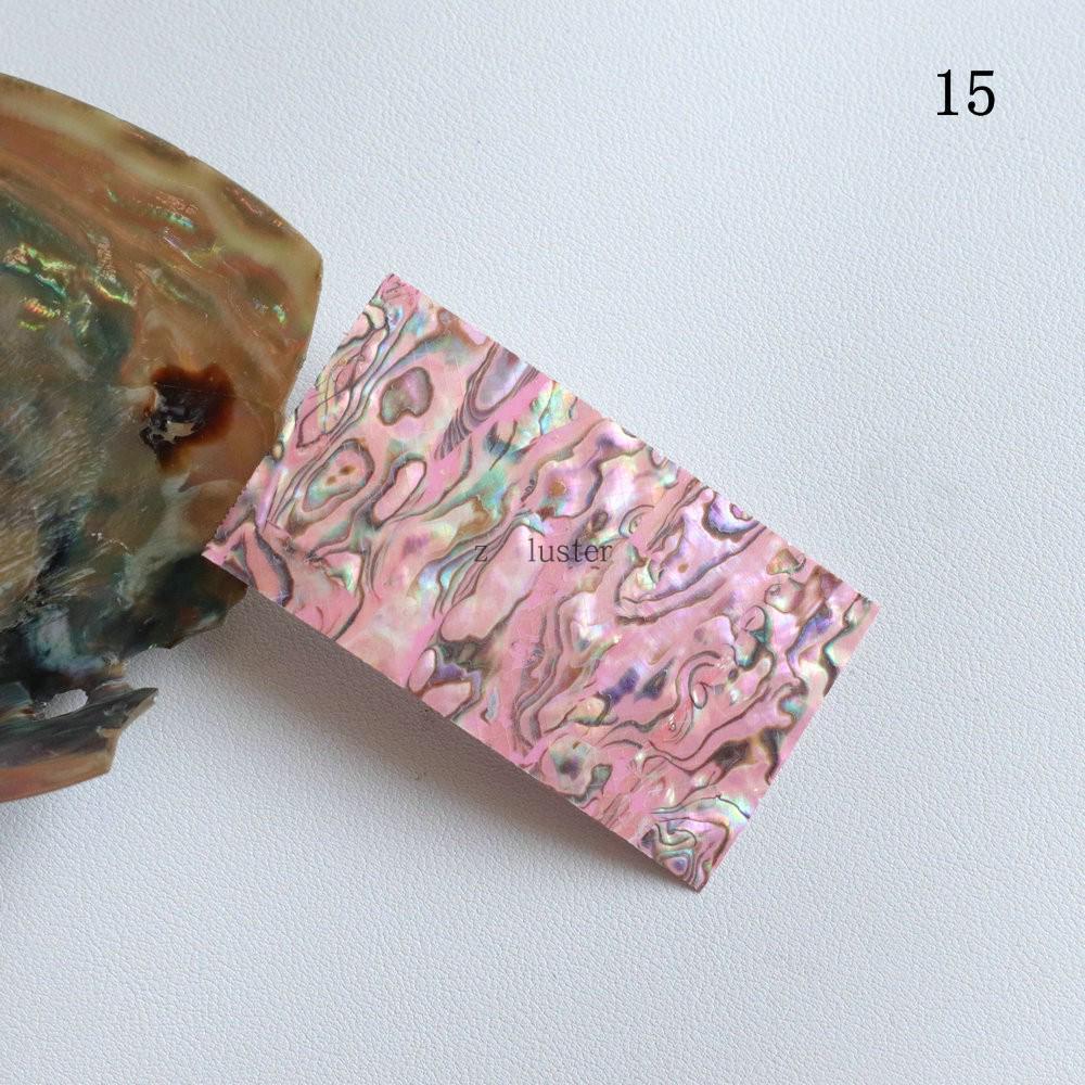 4x7cm Japanese Style Mother-of-Pearl Abalone Shell Nail Stickers with Adhesive, Colorful Patterns, Bendable Ornaments.