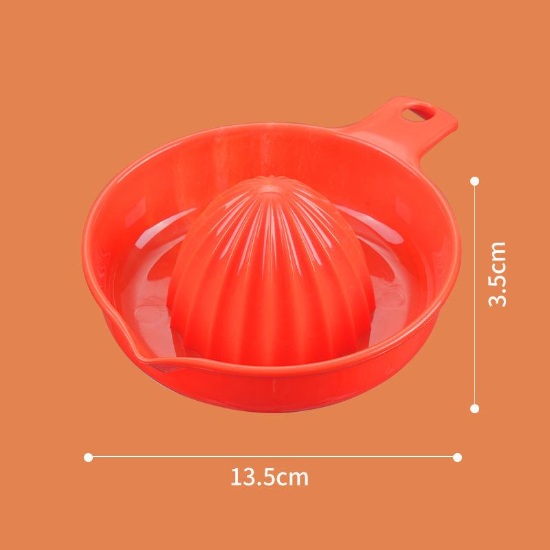 

Соковыжималка для цитрусовых, оранжевая пищевая пластиковая ручная соковыжималка, кухонный инструмент оранжевый