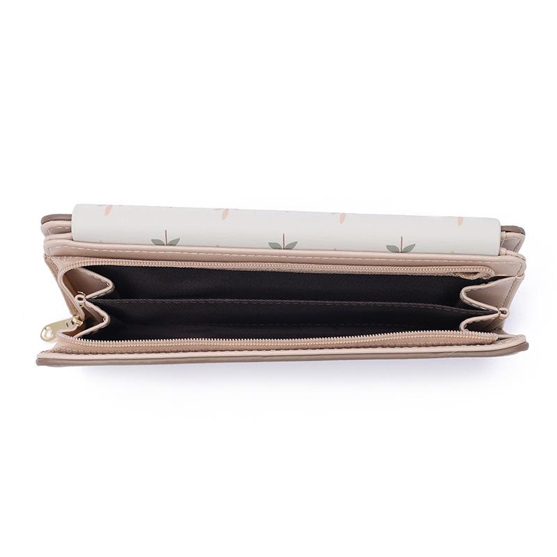 Fragrant Women's Long Wallet Large Capacity Multifunctional Hand-held Bag Wallet Card Bag