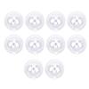 10PCS 2 Inch Claw Machine Clear Plastic Balls Vending Machine Capsules for Gachapon