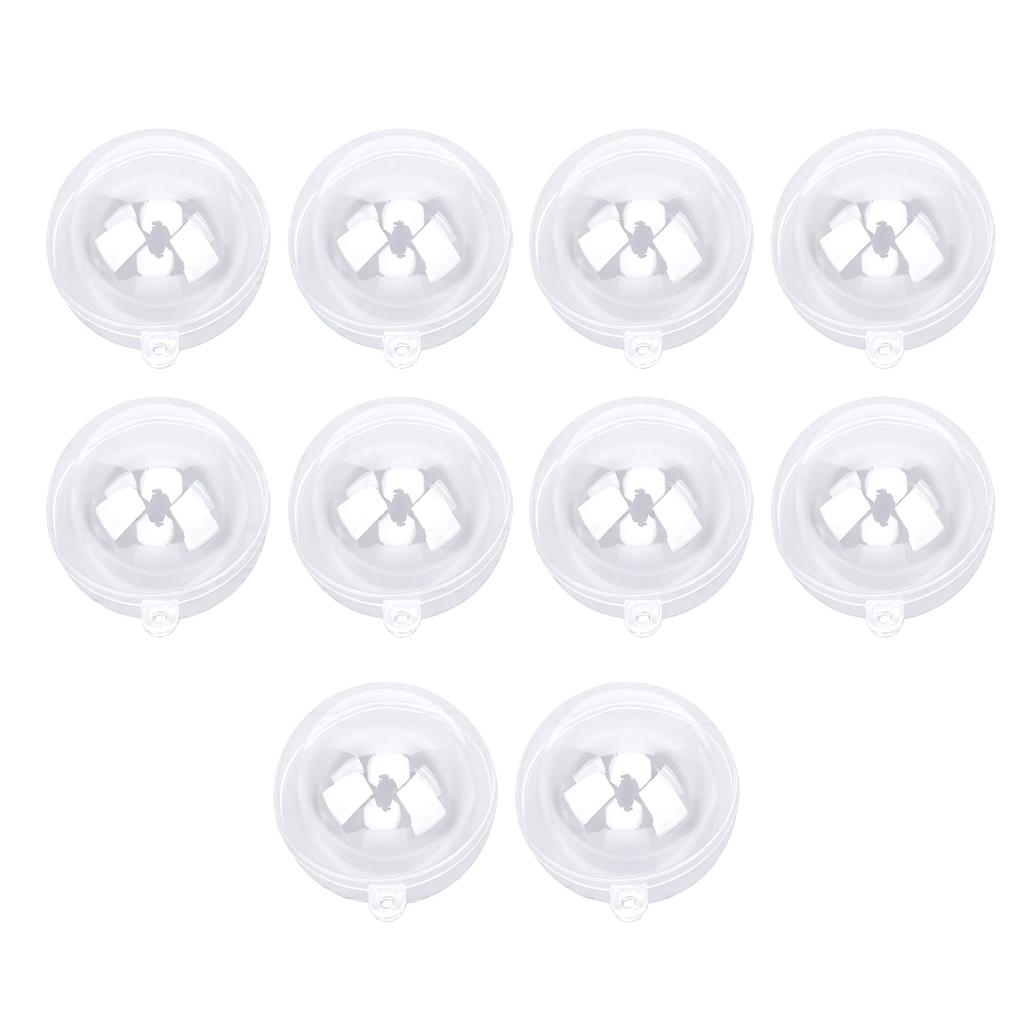 10PCS 2 Inch Claw Machine Clear Plastic Balls Vending Machine Capsules for Gachapon