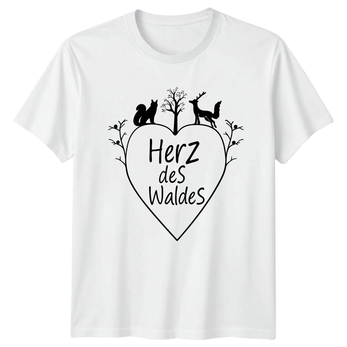 Herz Des Waldes T-Shirt Woodland Wildlife Nature Birthday Gift For Him And Her XXXXL