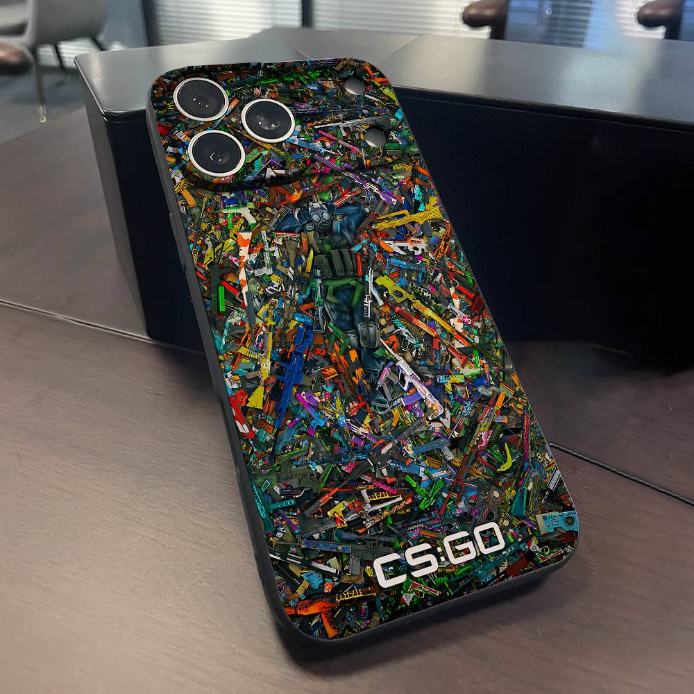 

C-CounterS CS S-StrikeS Phone Case For iPhone 13,16,12,14,15,11,17,Pro,Max,Plus,E,Air,Mini Shockproof Cover iPhone15plus