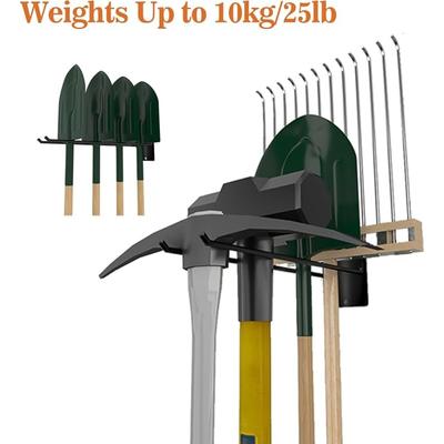 Metal Wall Mount Garage Hooks for Garden Tools, Chairs, Hoses, Bulk Items, Ropes, Hovels, Rakes, Brooms, Mop, Spade Garage Space Saving Storage,2pcs