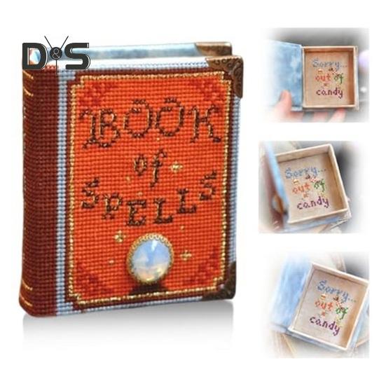 

DIY Книга Теней Набор для вышивки крестом на Хэллоуин Набор для вышивки крестом на Хэллоуин Украшения для вечеринки в готическом стиле