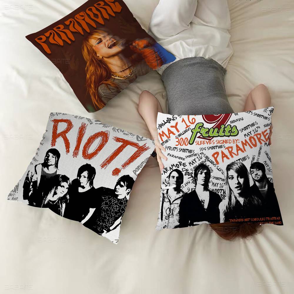 Rock Band P-Paramore Pillowcases Home Bedding Decorative Pillow Cover Wedding Super Soft Pillow Case