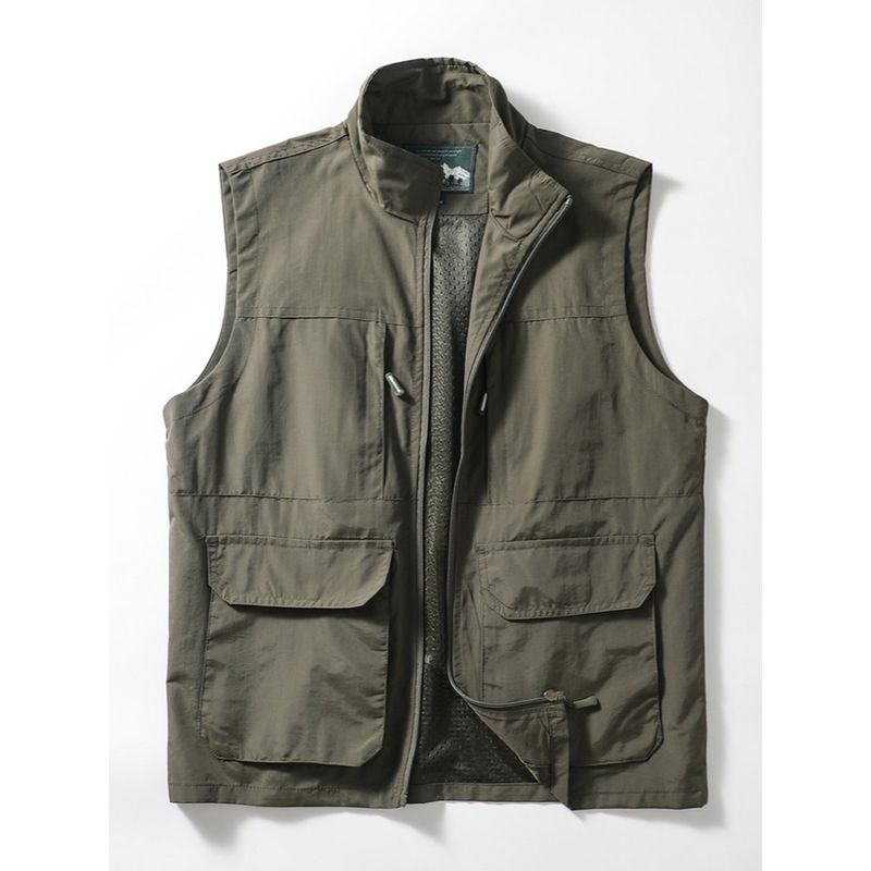 American Retro Tactical Vest Export Photography Parka
