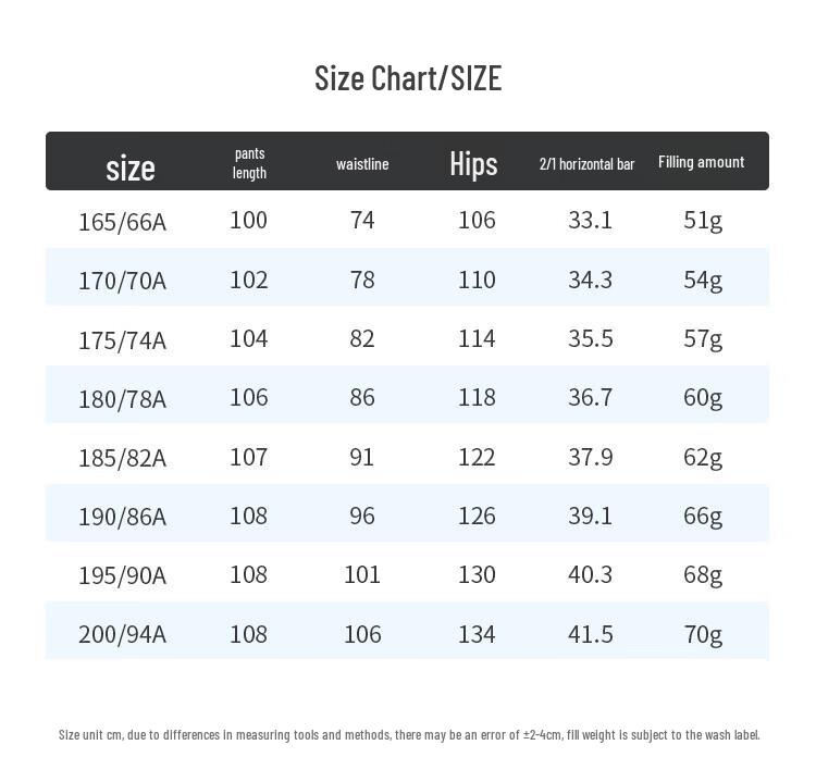 Tanboer Men's Winter Warm Tapered Down Pants TA241015