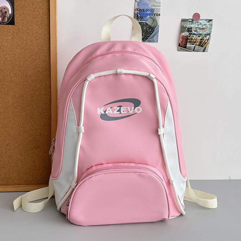 College Students Backpack Women's Wind Large Capacity High School Students Junior High School Students Sports Wind Backpack Men's Schoolbag