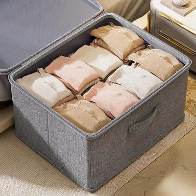Opbergbox voor kleding met rits Grote capaciteit Opvouwbare kleding en dekens Organizer Tas Kledingkast Organizer Opbergdoos voor ondergoed