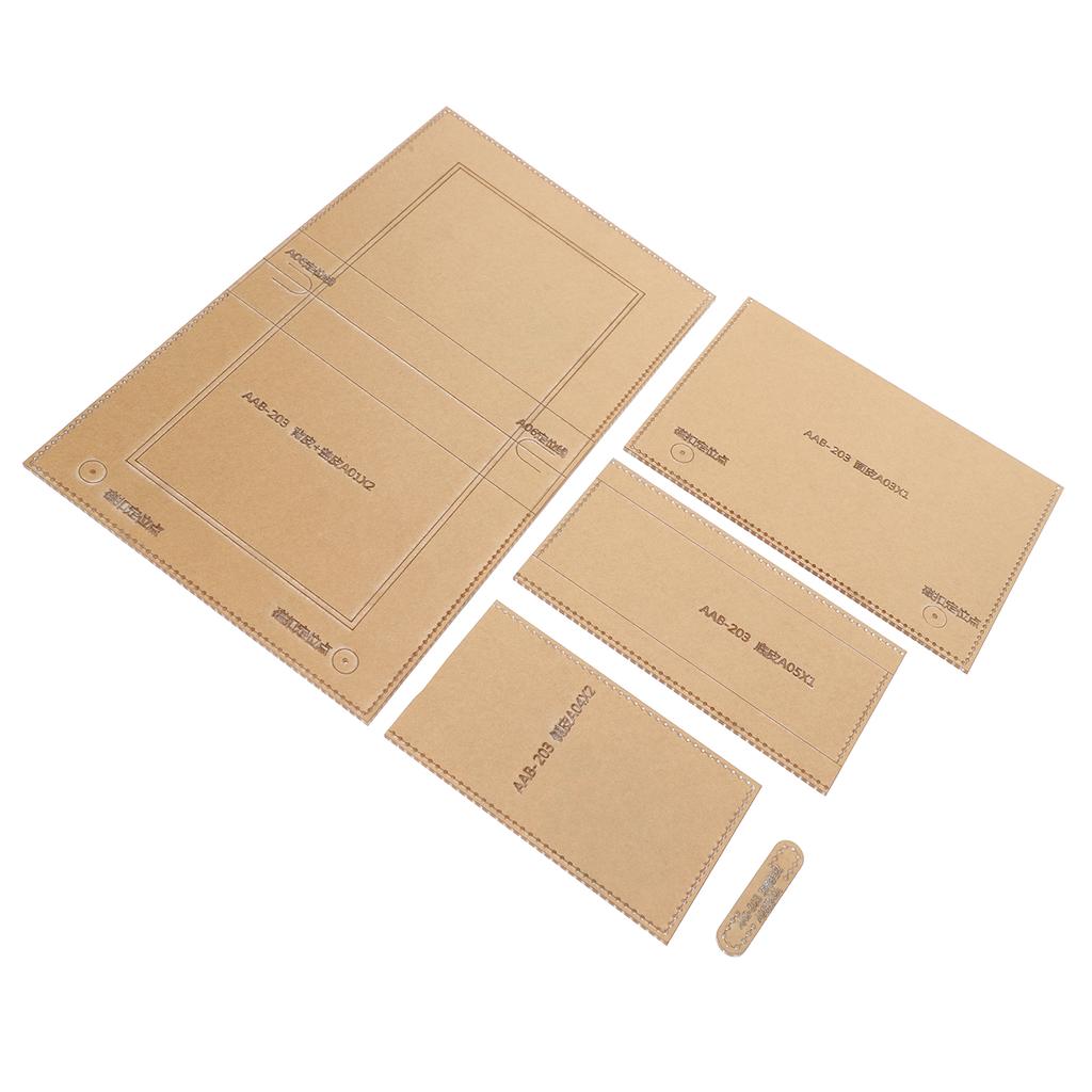 DIY Acrylic Stencil Template Leather Pattern Shoulder Messenger Bag Making Tool AAB-203