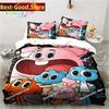 Amazing World Gumball 3D Printed Bedding Set Single Twin Full Queen King Size Bed Set Adult Kid Bedroom Bedding Gift