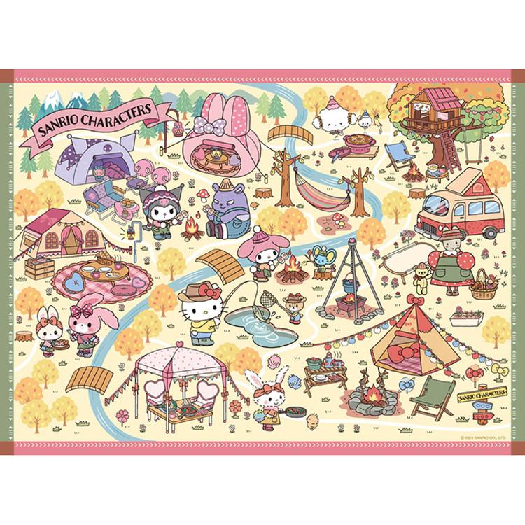 500-teiliges Puzzle - Sanrio Herbstcamping, beliebtes koreanisches Puzzle