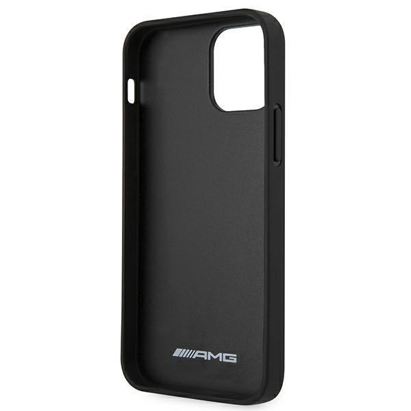 Etui do iPhone 12 Pro Max AMG Skórzane Czarny
