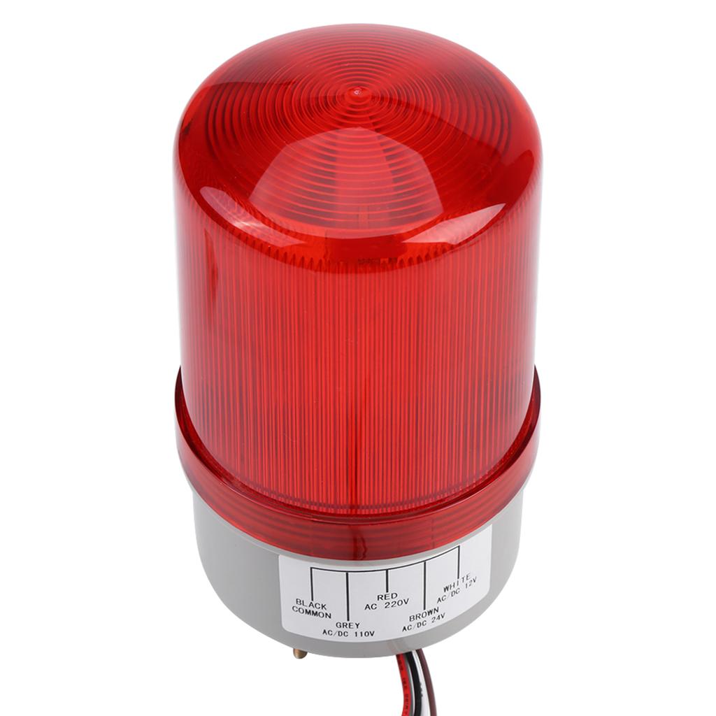 1pc Red LED Emergency Warning Lighting Bulb Rotating Beacon Lamp AC220V