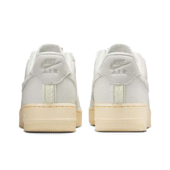 Nike  Air Force 1 Low Pony Hair Women Sneakers Cream Sail Muslin II7398-100