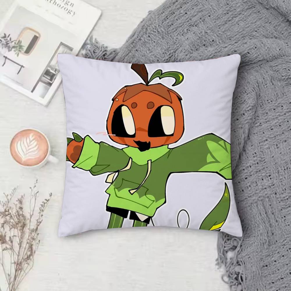 G-Gourdy D-Dandys W-World Pillow Case Pattern Printed Pillowcase For Living Room Sofa Cushion Cover