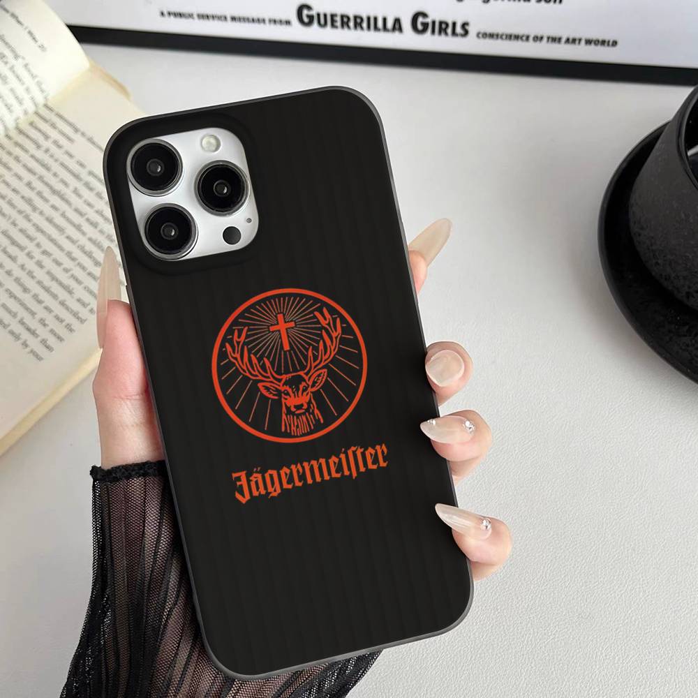Heißer J-Jagermeisters Wellen-Riffel-Handyhülle Für IPhone 17 Air 16 15 14 13 11 12 Pro Max Plus Mattes Cover