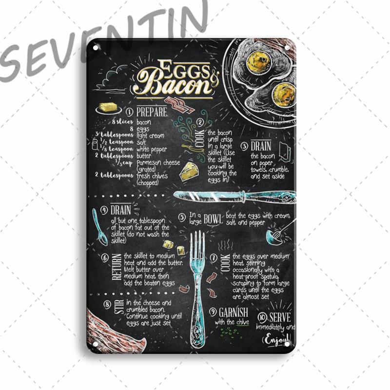 

Металлический плакат для коктейля, жестяная вывеска, винтажная кухонная тарелка, украшение для стены кафе, доска, ретро, ​​ресторан, металлические вывески, домашний декор стен 20x30cm