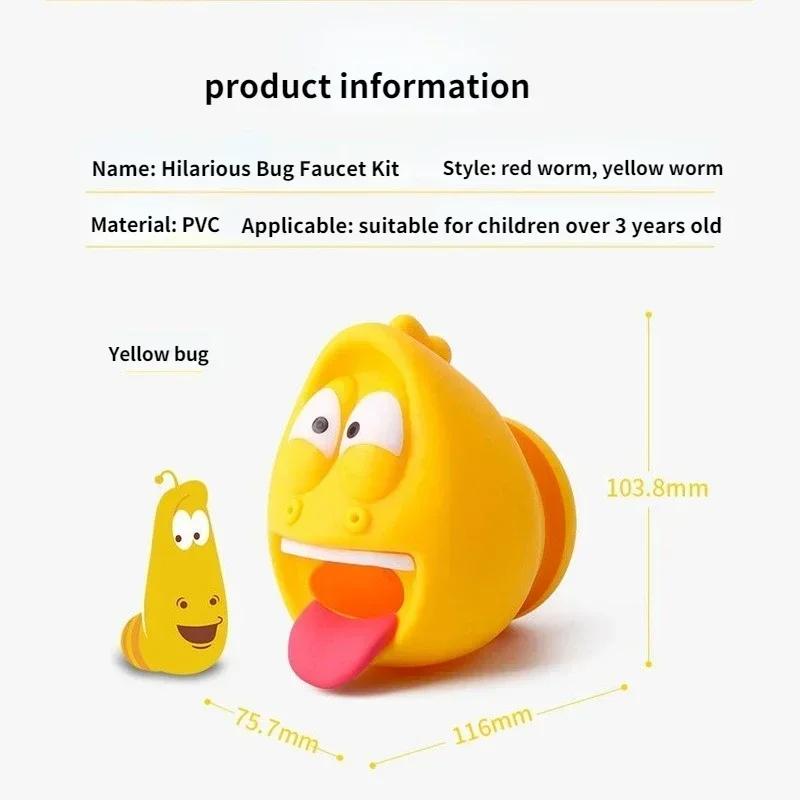 Cartoon Lustige Käfer Wasserhahnverlängerung Kindergeschenke Spritzwassergeschützte Zunge Kinder Händewaschen Wasserhahn Möbeldekoration