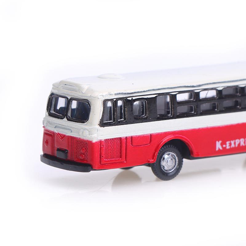 Scale 1/150 Metal Miniature Model Bus For Garden /Railway/Railroad/Train Layout/Toy Diy