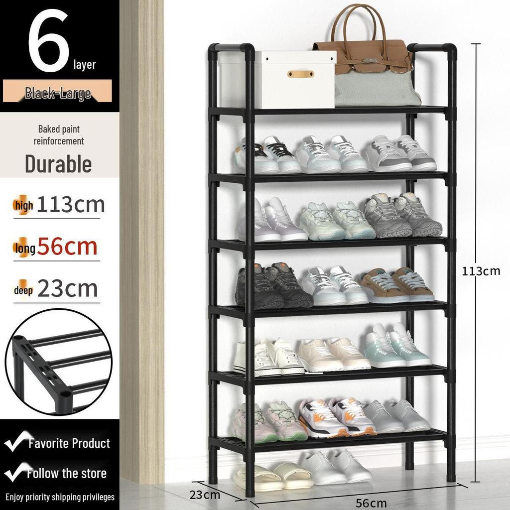 Multi-Tier Shoe Rack: Simple, Economical Storage Cabinet for Dormitory and Entryway
