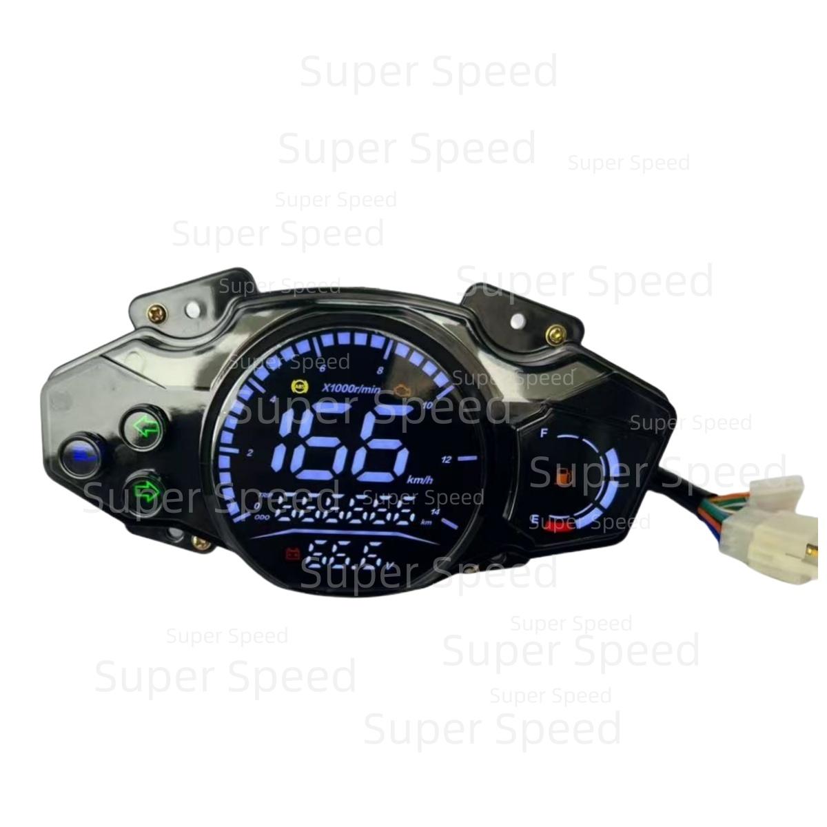 LED Speedometer For Italika Ws 150 175 Sport Meter Dashboard Tachometer Multi-functional without sensor