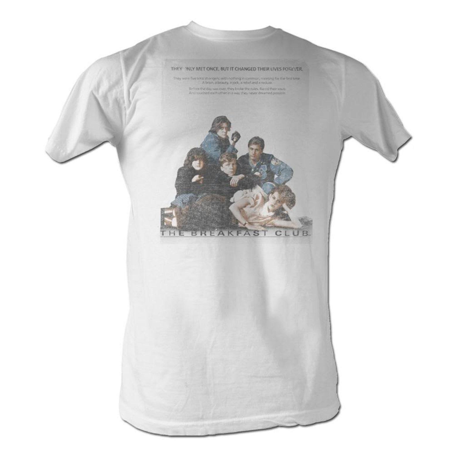 Breakfast Club Poster White Adult T-Shirt S