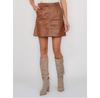 FAN LEATHER Leather Skirt