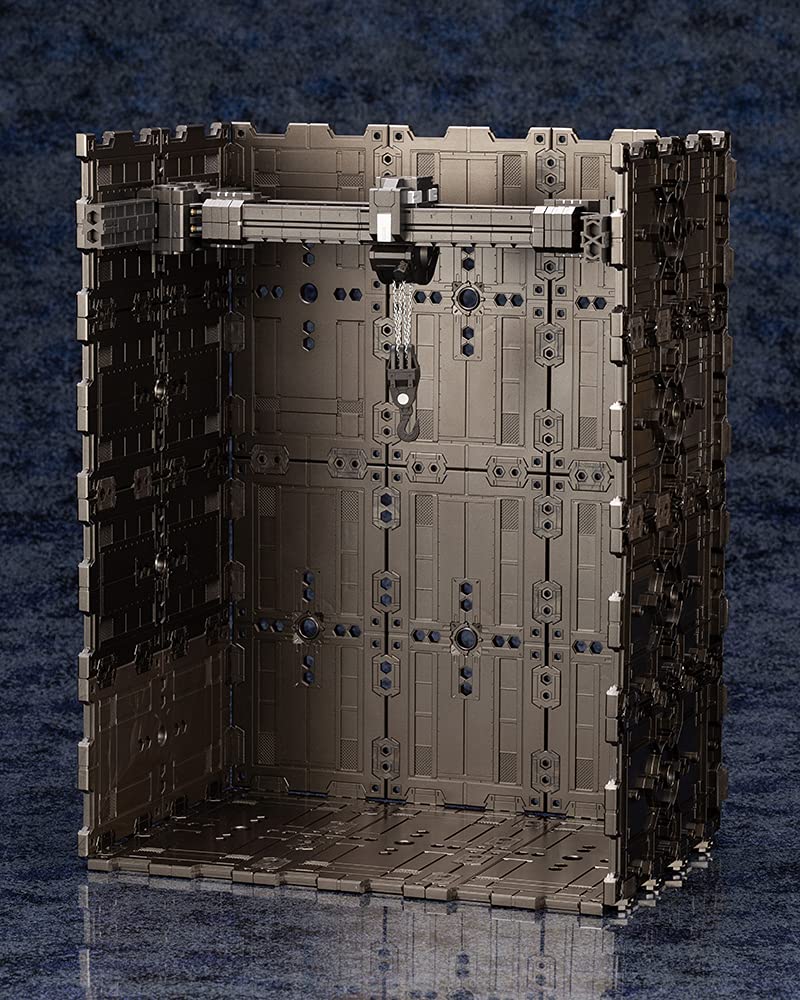 Kotobukiya Hexa Gear Block Base 04 DX Arsenal Scale Plastic Approximately 230mm HG083 Grid, 1/24 Model, Tall,