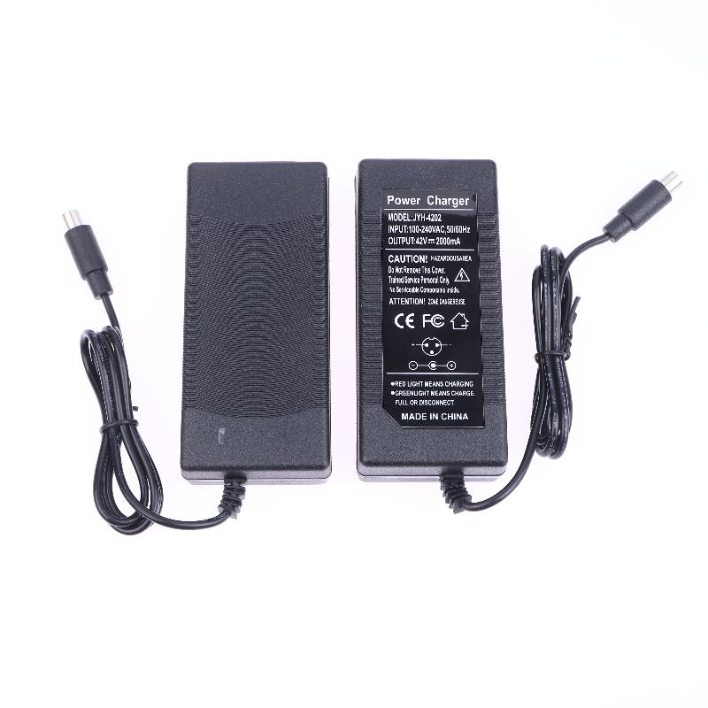 Lithium Battery Charger for Electric Scooter M365, 42V 2A Power Adapter Replacement