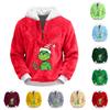 Men's  Plush  Half  Zipper  Hooded Hood  Hoodie