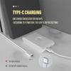 LED Magnetic Body Sensor Night Light White Upside Down USB Rechargeable Bedroom Bedside Bathroom Cabinet Kid Room Night Lighting