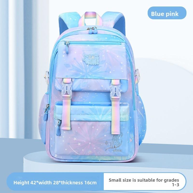 Baby Kids Backpack For Elementary School Girls With Lightweight Nylon And Gradient Design For School Use