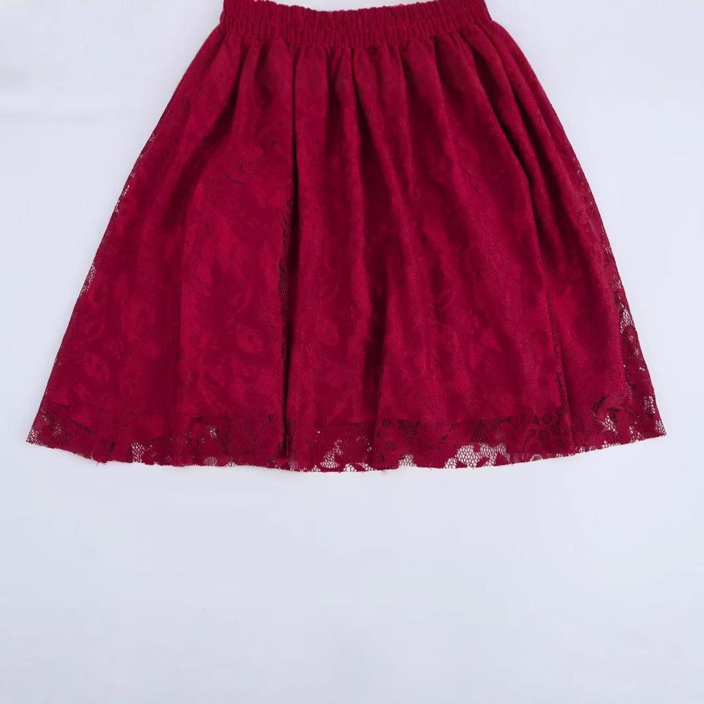 2025 Spring Women's European & American Style Lace Puff Sleeve Dress