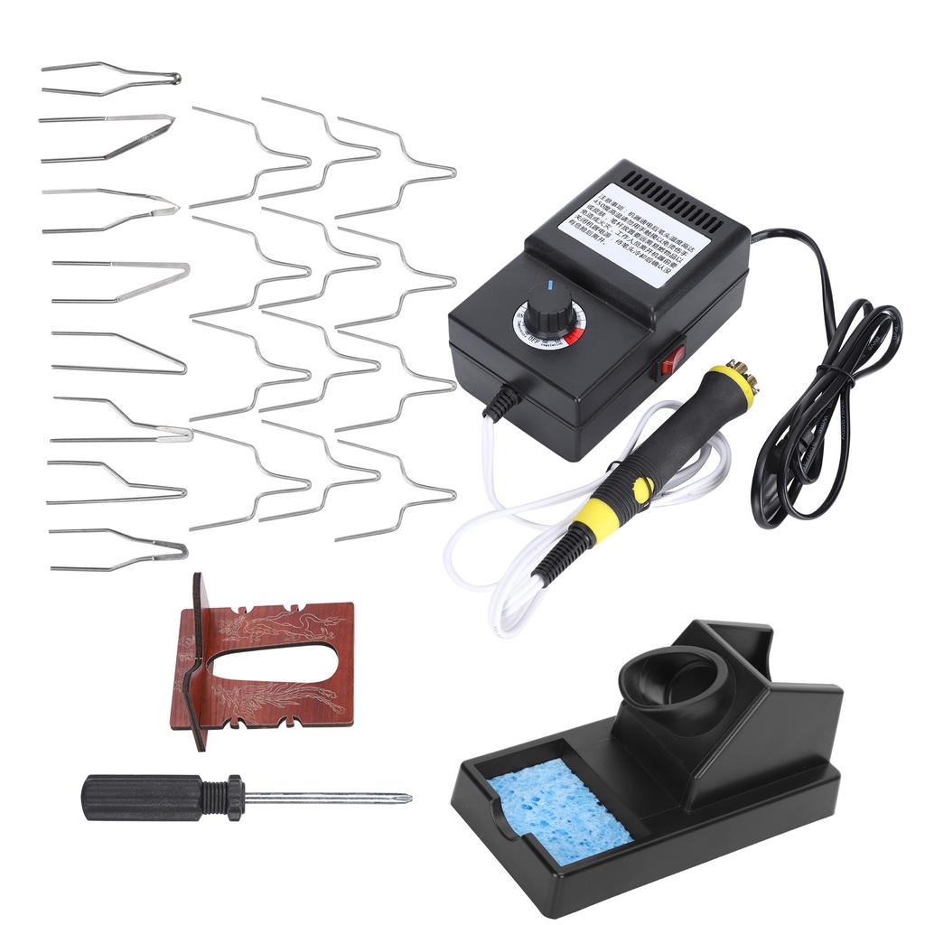 Kit de instrumente pentru arderea lemnului, gravură, pirograf, stilou de lipit electric, ștecher SUA 110V