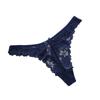 Women's Breathable Ultra Thin Lace Hollow Out Plus Size Thong Panties Seamless Design Comfortable Fit Stretch Fabric