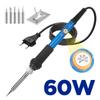 1SET Standard Constant Temperature Electric Soldering Iron Set Adjustable Temperature Belt Switch Electric Welding Pen Maintenance Welding Kit