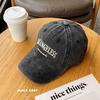 Cotton Retro Vintage Baseball Cap Men Women Denim Embroidered Letters Hat Cotton Soft Top Caps Casual Retro Unisex Hats