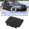 Neu Passend für BMW 2003-2010 E60 5er M Sport Auto Frontstoßstange Abschleppöse Hakenabdeckung Zierleisten Zubehör 51117897210 51117896585