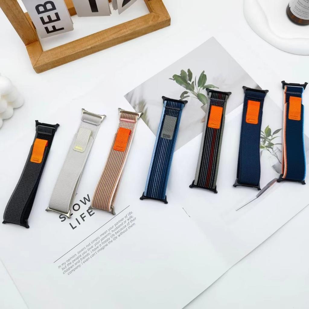 Trail Loop Strap for Samsung Galaxy Watch Ultra 47mm Nylon Bracelet Wristband for Galaxy Watch 8 Ultra 47mm Breathable Belt