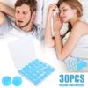 30Pcs Flexible Noise Reduction Earplugs Silicone Sound Insulation Earplug  for Sleeping Swimming