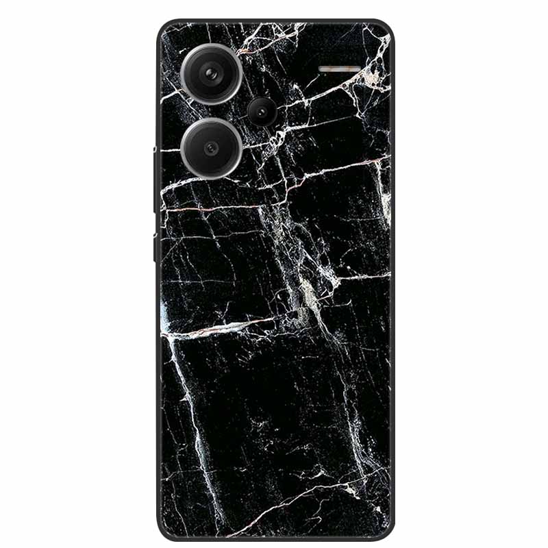 For Xiaomi Redmi Note 13 Pro+ Plus Case Fashion Marble Silicon Soft TPU Back Cover On Redmi Note 13 Pro Plus 5G Phone Cases Cool