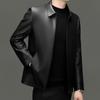 Autumn and Winter New Men's Leather Jacket Lapel Jacket Sheepskin Genuine Leather Jacket for Men